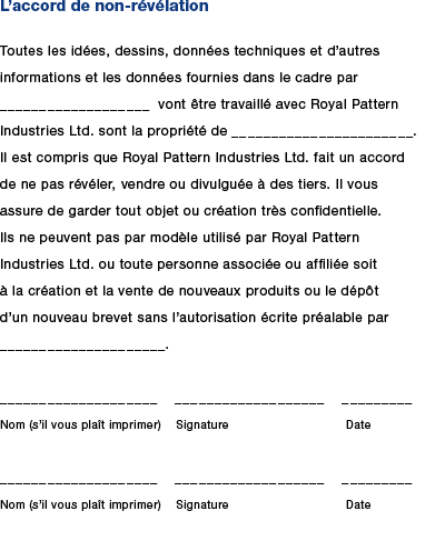 non-disclosure_Fr